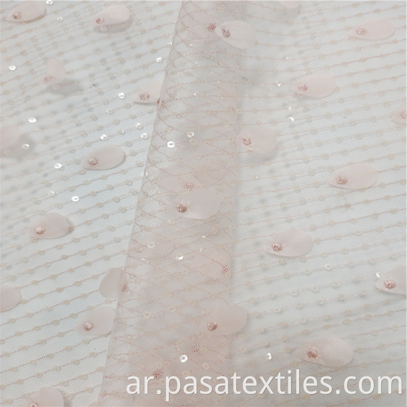 Sequin Embroidery Lace Fabric